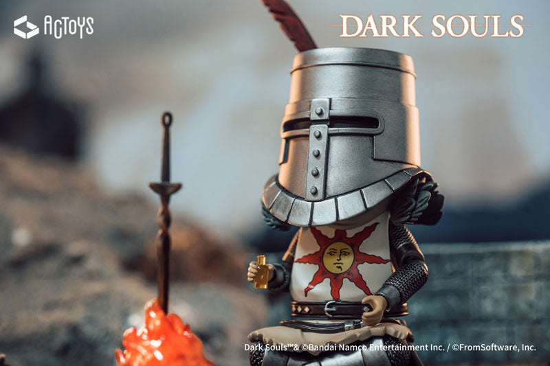PRE-ORDER DARK SOULS Deformed Action Figure - Warrior of Sunlight Solaire [JP]