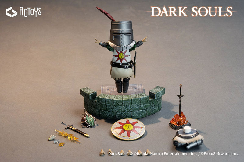 PRE-ORDER DARK SOULS Deformed Action Figure - Warrior of Sunlight Solaire [JP]