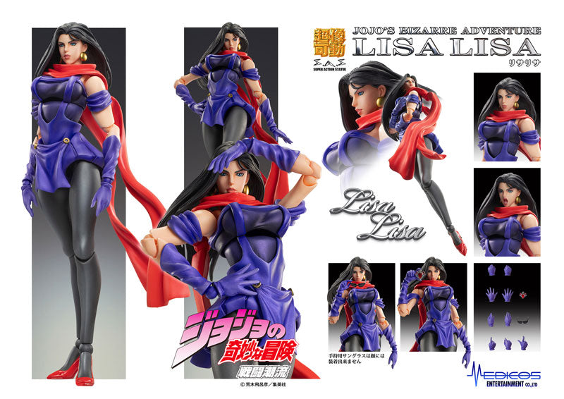 PRE-ORDER Super Action Statue - Jojo's Bizarre Adventure: Battle Tendency - Lisa Lisa [2nd Release]