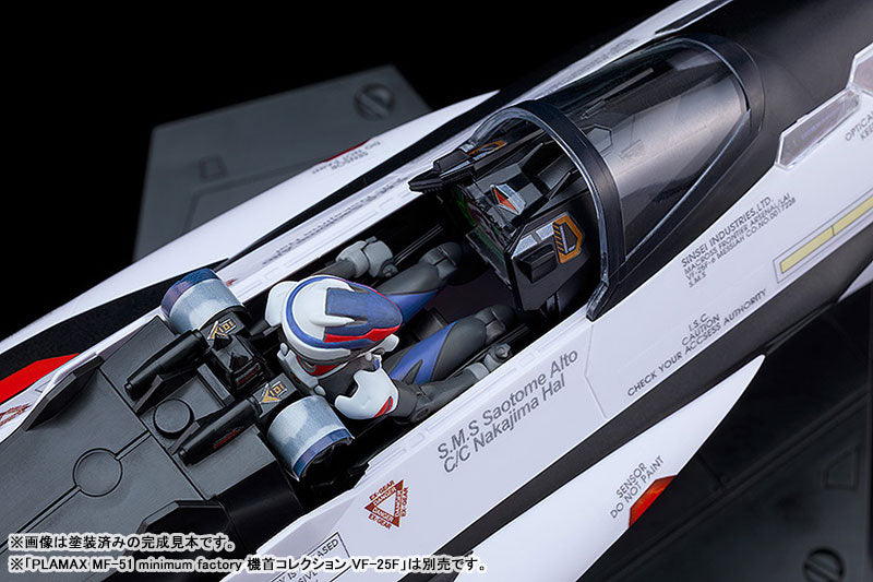 PRE-ORDER PLAMAX MF-69 minimum factory - Macross F - Alto Saotome with VF-25F Decal Set
