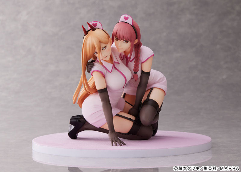 PRE-ORDER Chainsaw Man - Power & Makima Set: Nurse Ver. 1/7