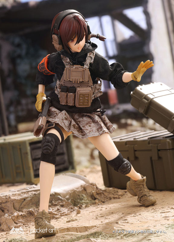PRE-ORDER pocket art Series PA004 - Guardian Rei Uzuki + Weapon Storage Bag 1/12