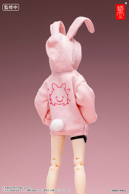 SPECIAL ORDER G.N.PROJECT - Option Costume Bunny Ear Hoodie (Pink) and Bunny Slippers (White) [JP]