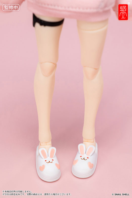 SPECIAL ORDER G.N.PROJECT - Option Costume Bunny Ear Hoodie (Pink) and Bunny Slippers (White) [JP]