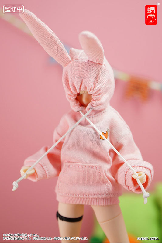 SPECIAL ORDER G.N.PROJECT - Option Costume Bunny Ear Hoodie (Pink) and Bunny Slippers (White) [JP]