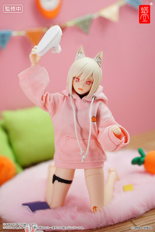SPECIAL ORDER G.N.PROJECT - Option Costume Bunny Ear Hoodie (Pink) and Bunny Slippers (White) [JP]