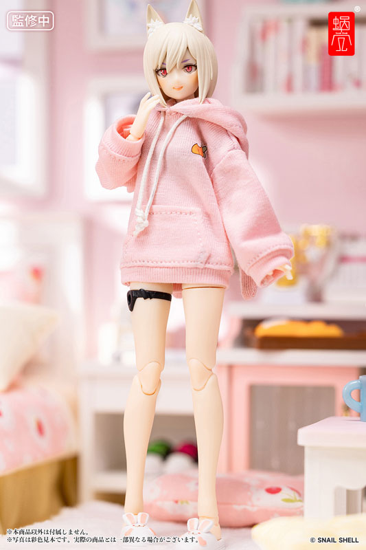 SPECIAL ORDER G.N.PROJECT - Option Costume Bunny Ear Hoodie (Pink) and Bunny Slippers (White) [JP]