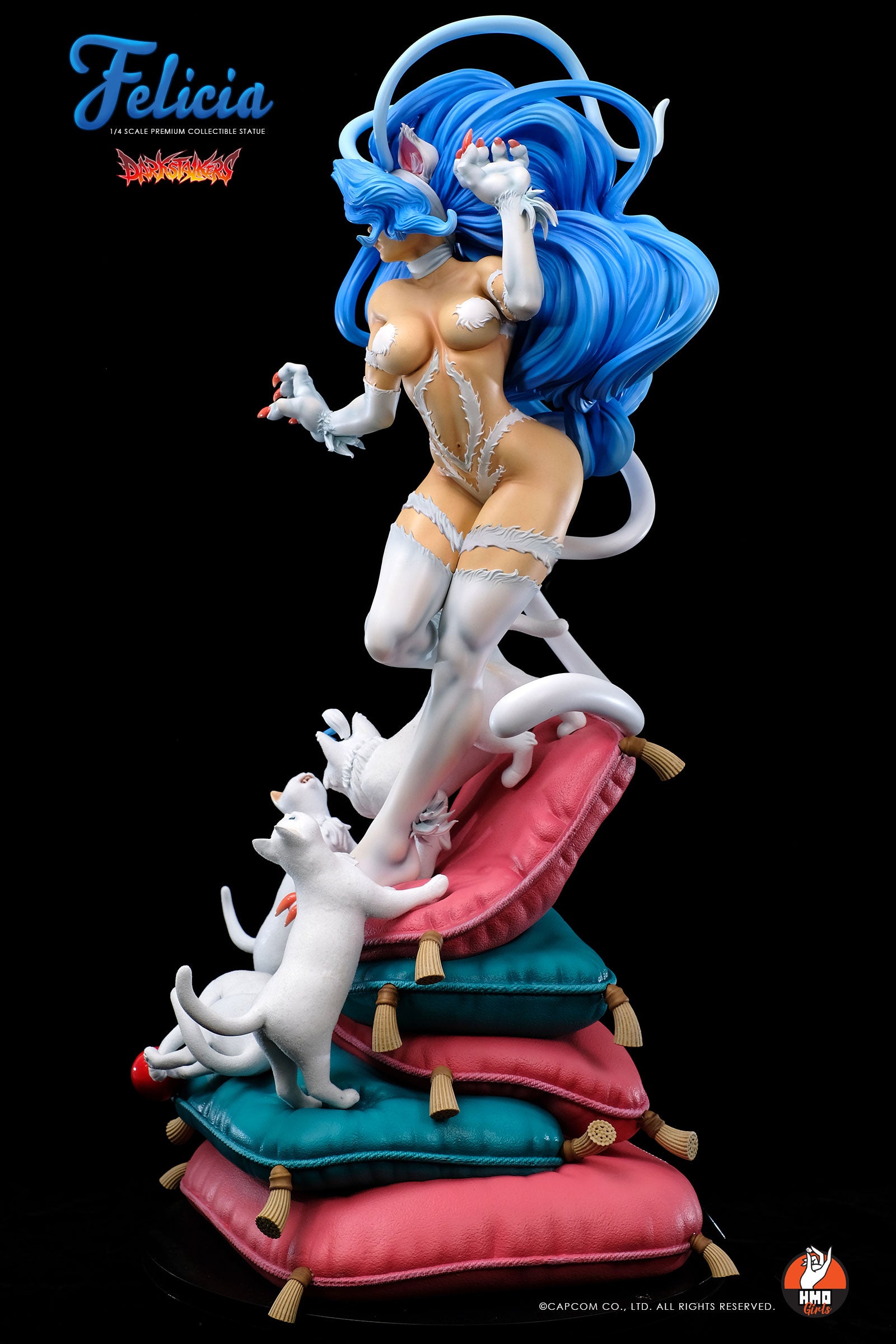 PRE-ORDER Darkstalkers - Felicia: White Ver. 1/4
