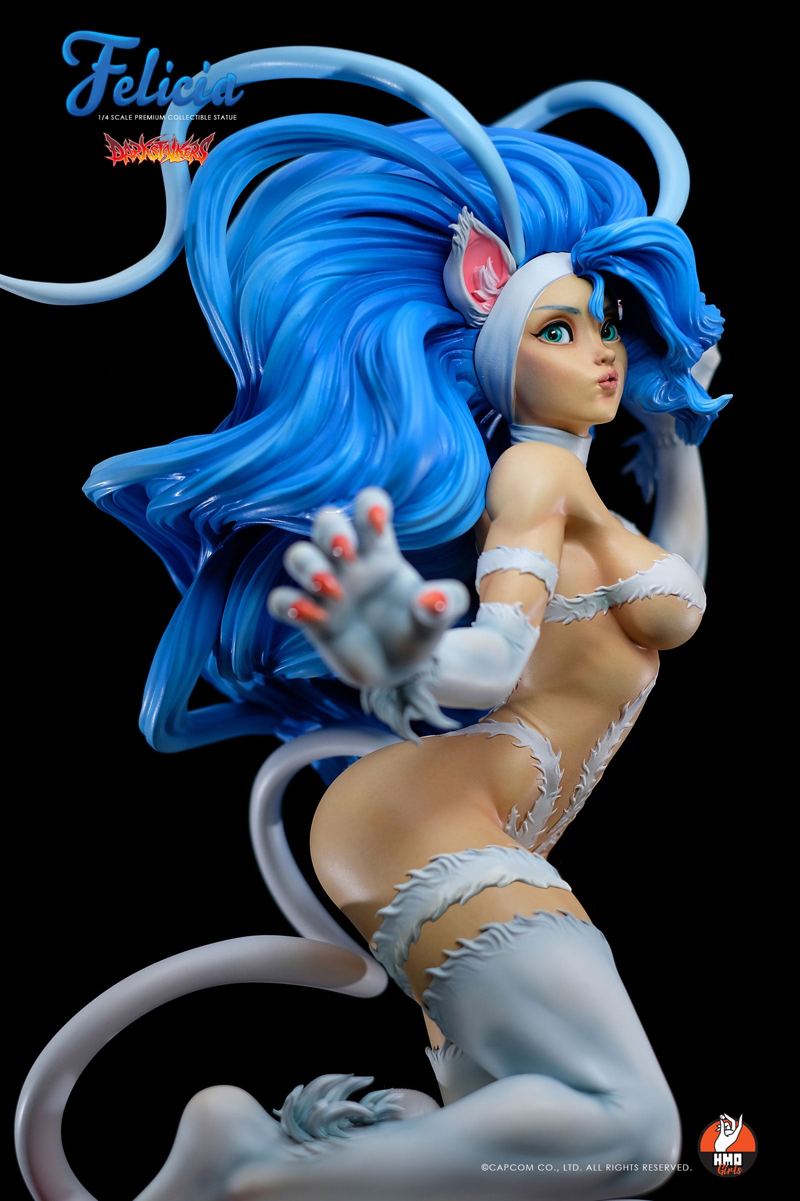PRE-ORDER Darkstalkers - Felicia: White Ver. 1/4