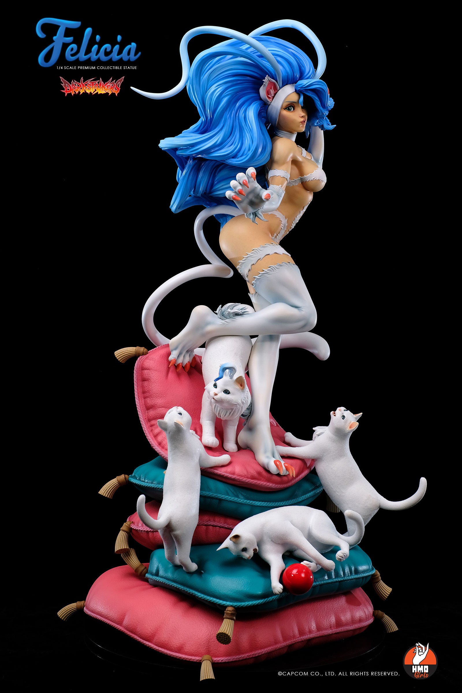 PRE-ORDER Darkstalkers - Felicia: White Ver. 1/4