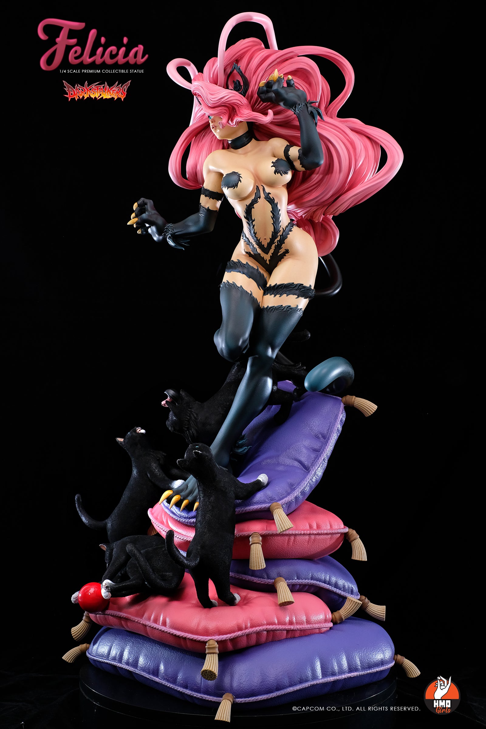 PRE-ORDER Darkstalkers - Felicia: Black Ver. 1/4
