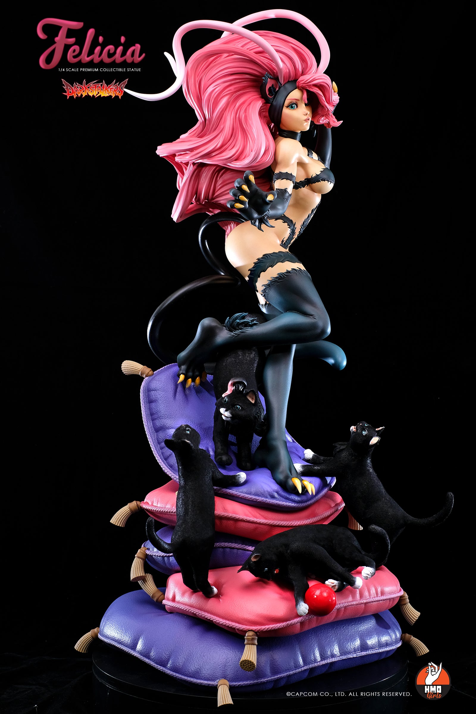 PRE-ORDER Darkstalkers - Felicia: Black Ver. 1/4