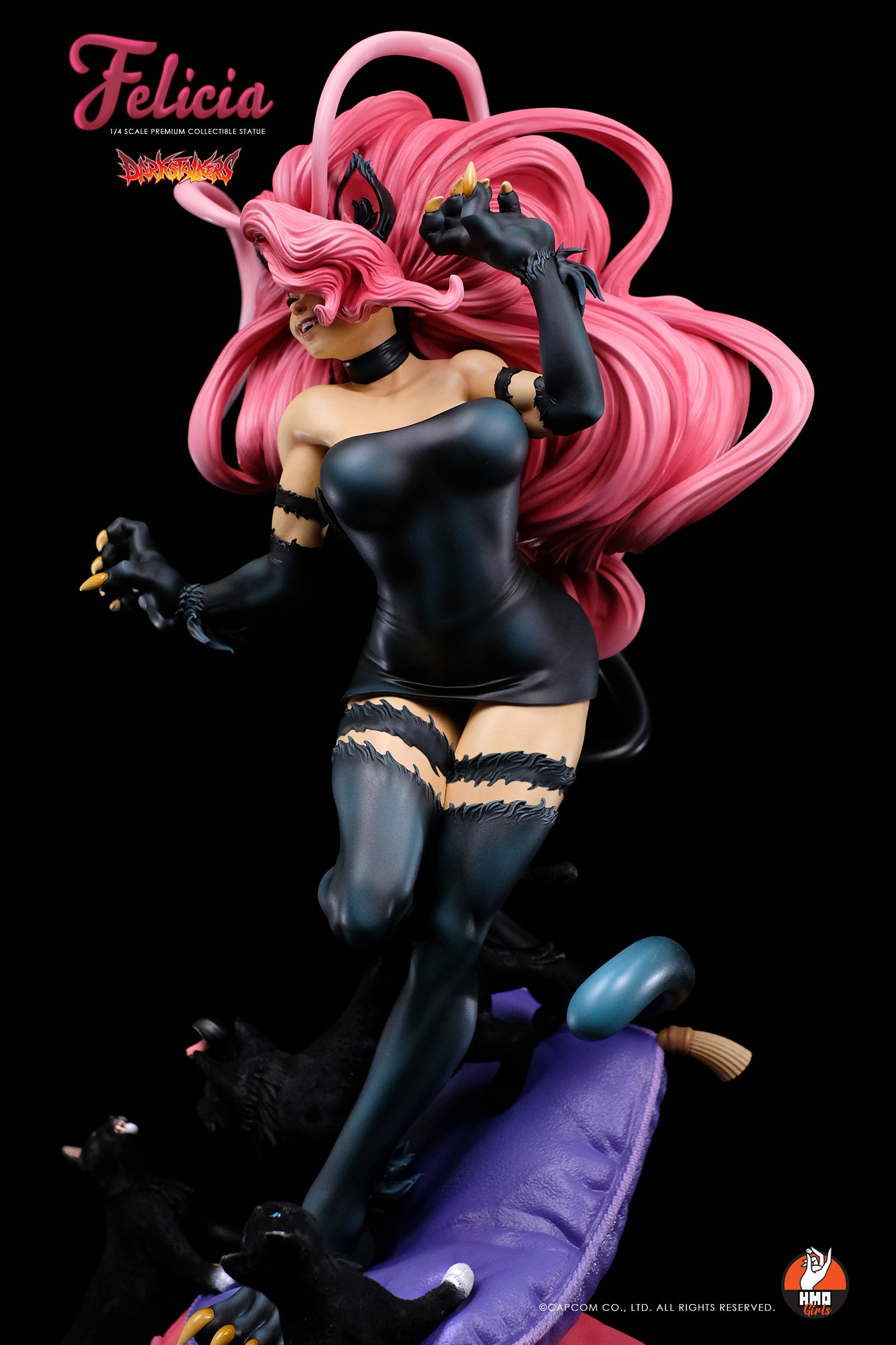 PRE-ORDER Darkstalkers - Felicia: Black Ver. 1/4