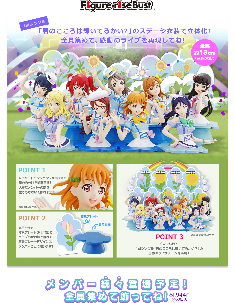 Figure-rise Bust - #015 - Love Live! Sunshine!! - Riko Sakurauchi