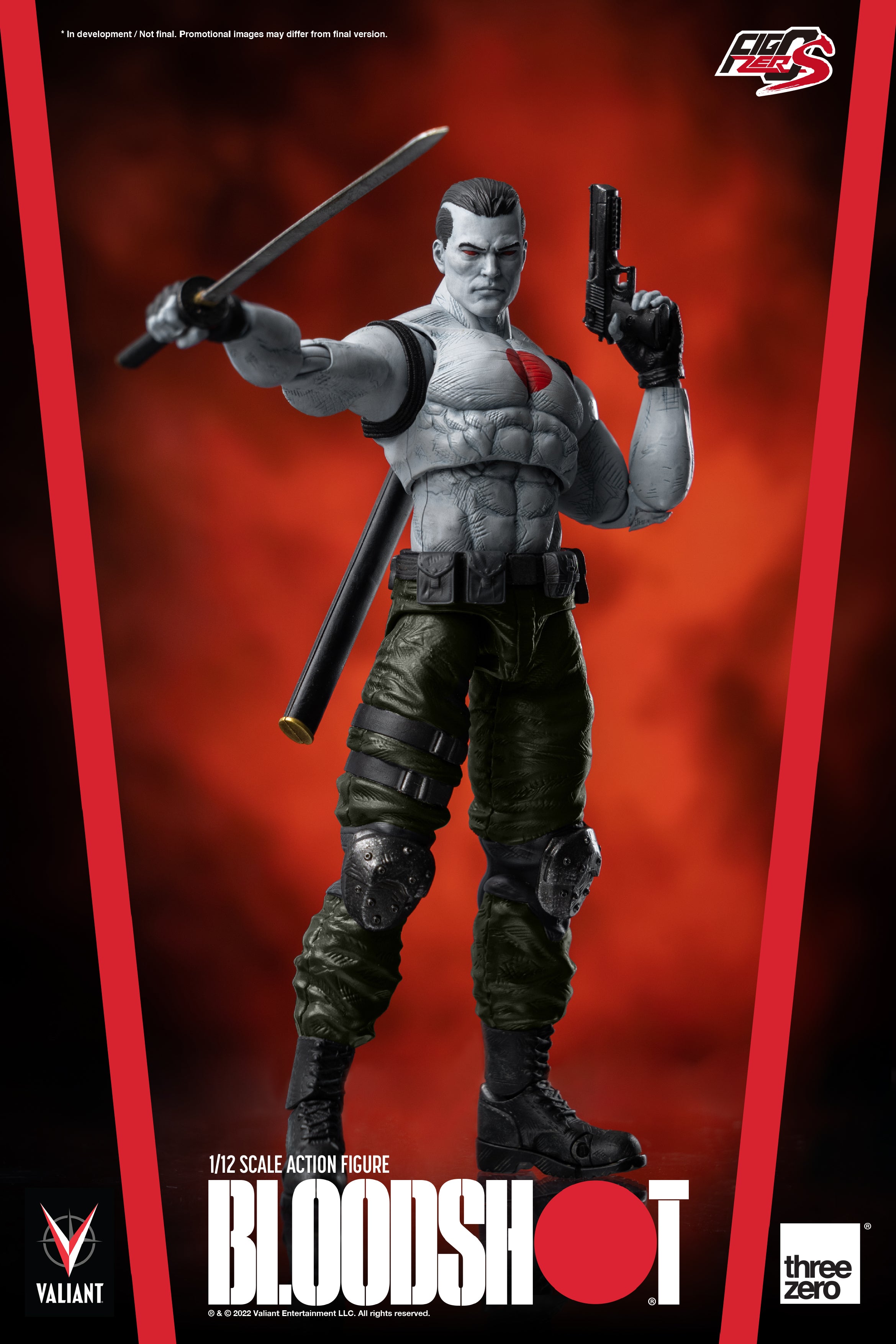 PRE-ORDER FigZero - Valiant - Bloodshot 1/12