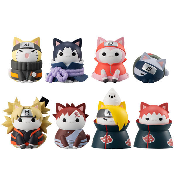 IN-STOCK MegaHouse - Nyaruto! NARUTO Shippuden, Nyaruto! Battle! Akatsuki's Attack Arc