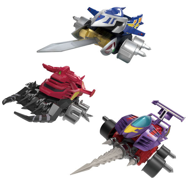 PRE-ORDER SMP - Crush Gear Turbo - Crush Gear Battle 1 - EX1 Garuda Eagle, Raging Bull & Shooting Mirage