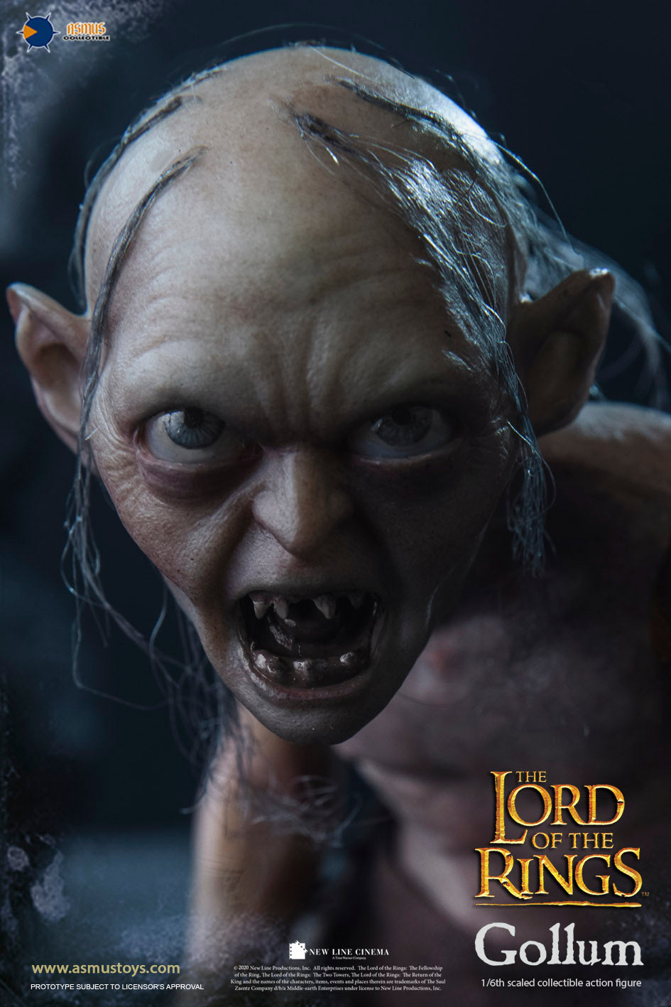 PRE-ORDER Lord of the Rings - Gollum 1/6