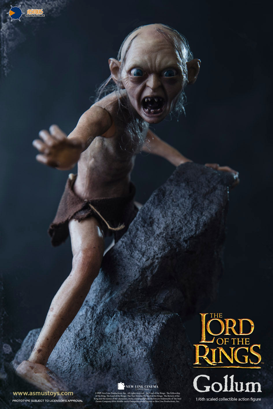 PRE-ORDER Lord of the Rings - Gollum 1/6