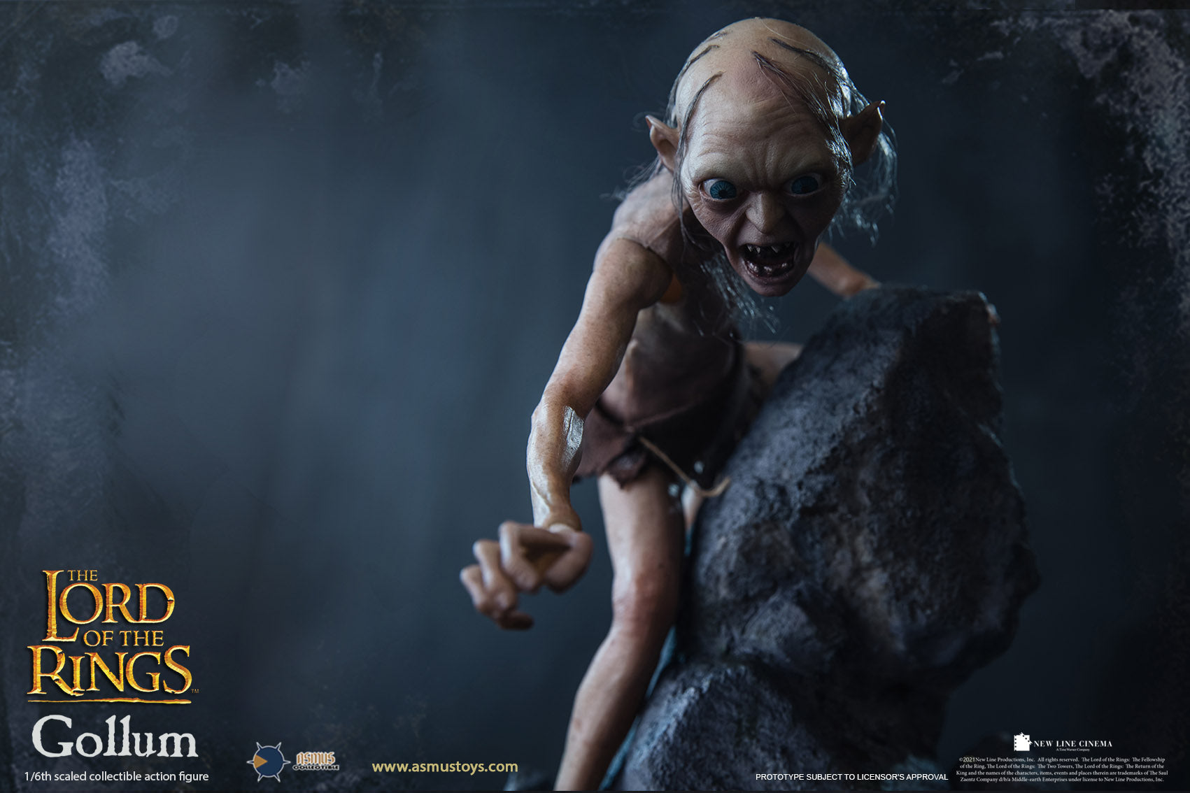 PRE-ORDER Lord of the Rings - Gollum 1/6