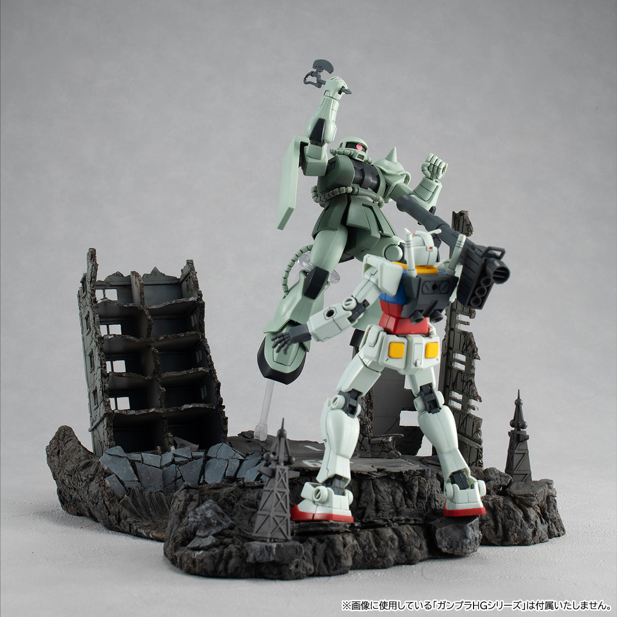 PRE-ORDER Realistic Model Series Mobile Suit Gundam - G Structure GS02 - Ruins at New Yark