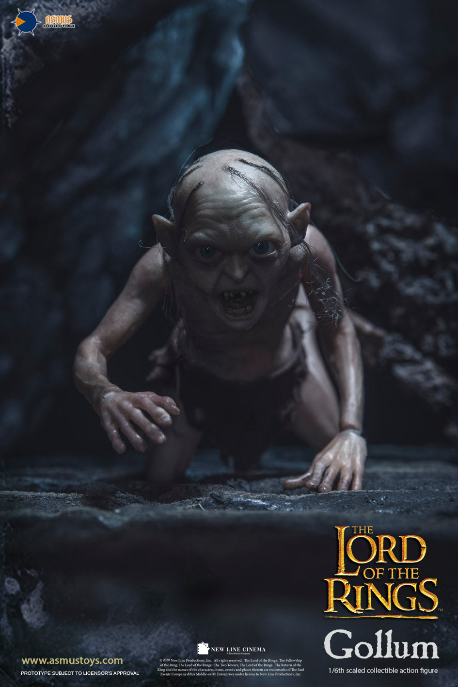 PRE-ORDER Lord of the Rings - Gollum 1/6