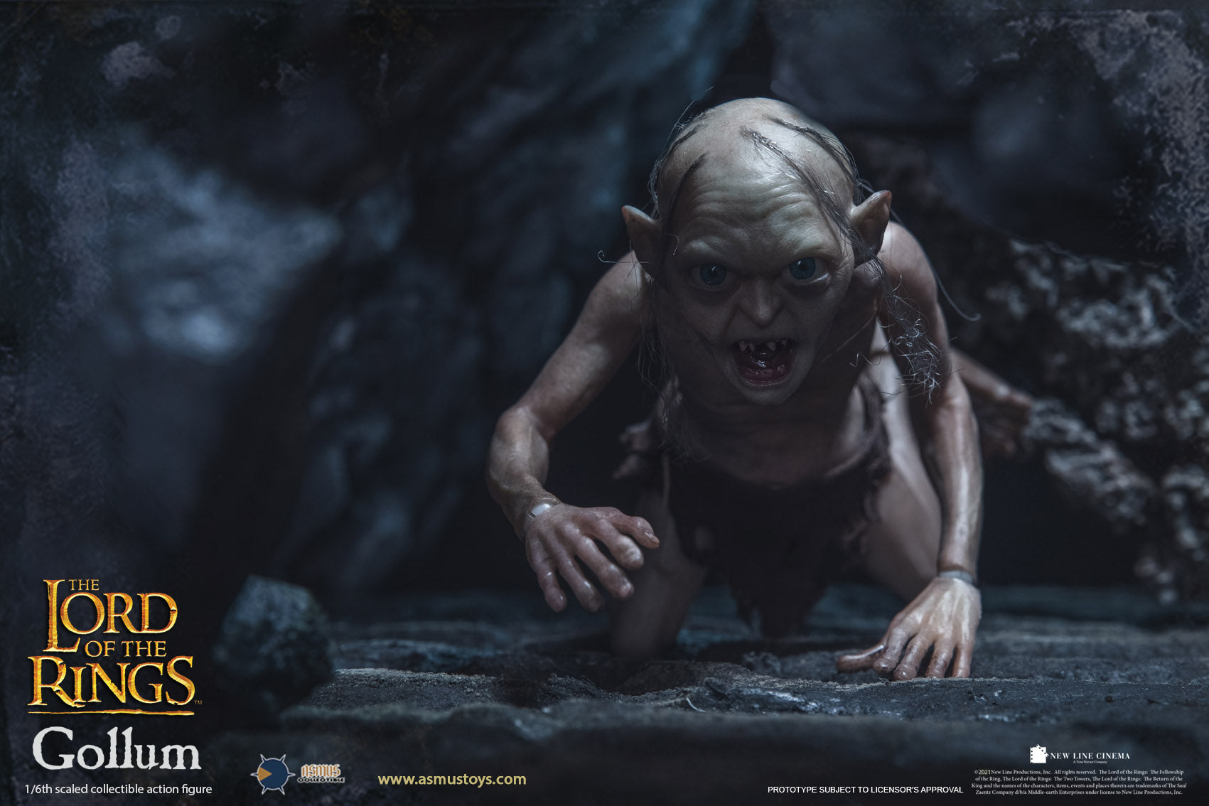PRE-ORDER Lord of the Rings - Gollum 1/6