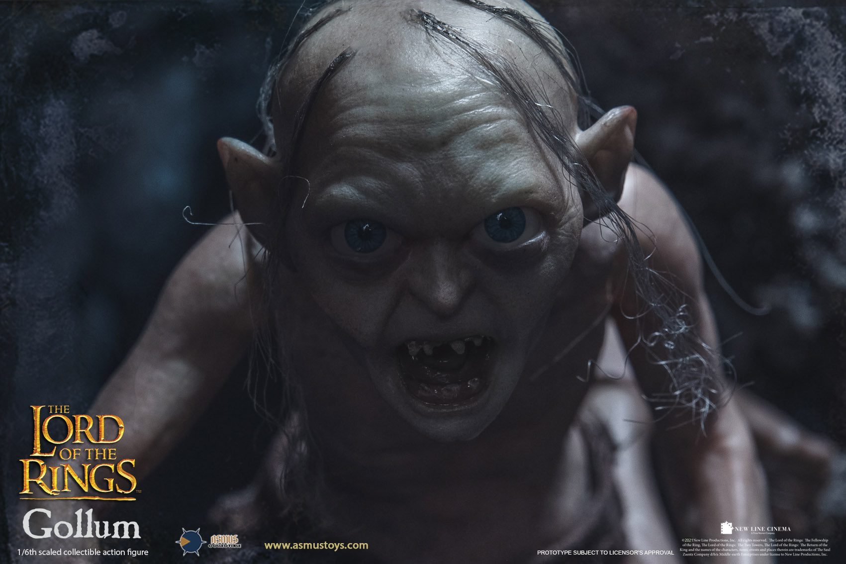 PRE-ORDER Lord of the Rings - Gollum 1/6