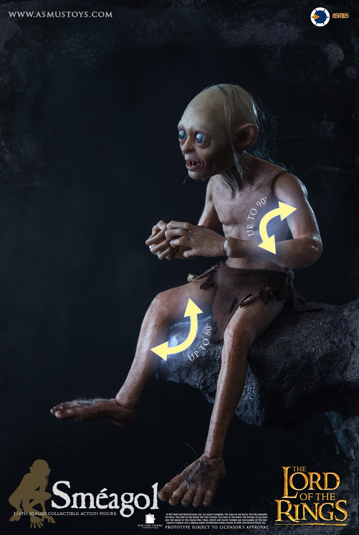 PRE-ORDER Lord of the Rings - Gollum Luxury 1/6