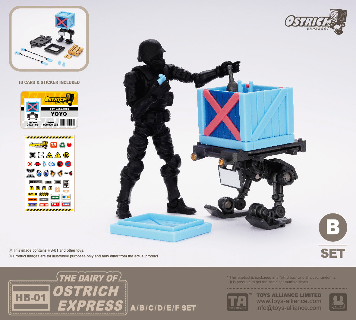 PRE-ORDER The Diary of Ostrich Express 1/18 [Box of 6]