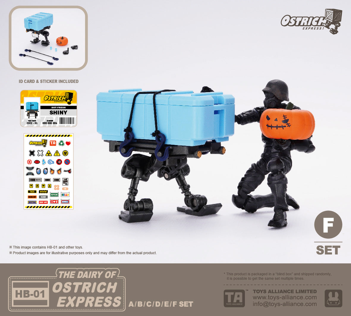 PRE-ORDER The Diary of Ostrich Express 1/18 [Box of 6]
