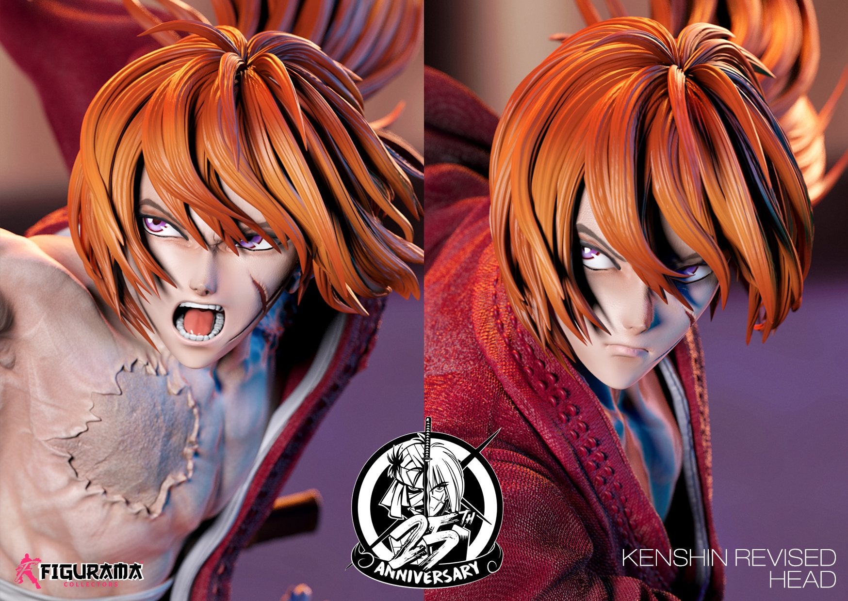 PRE-ORDER Rurouni Kenshin - Kenshin Himura Vs. Shishio Makoto: 25th Anniversary Edition 1/6 [LIMITED]