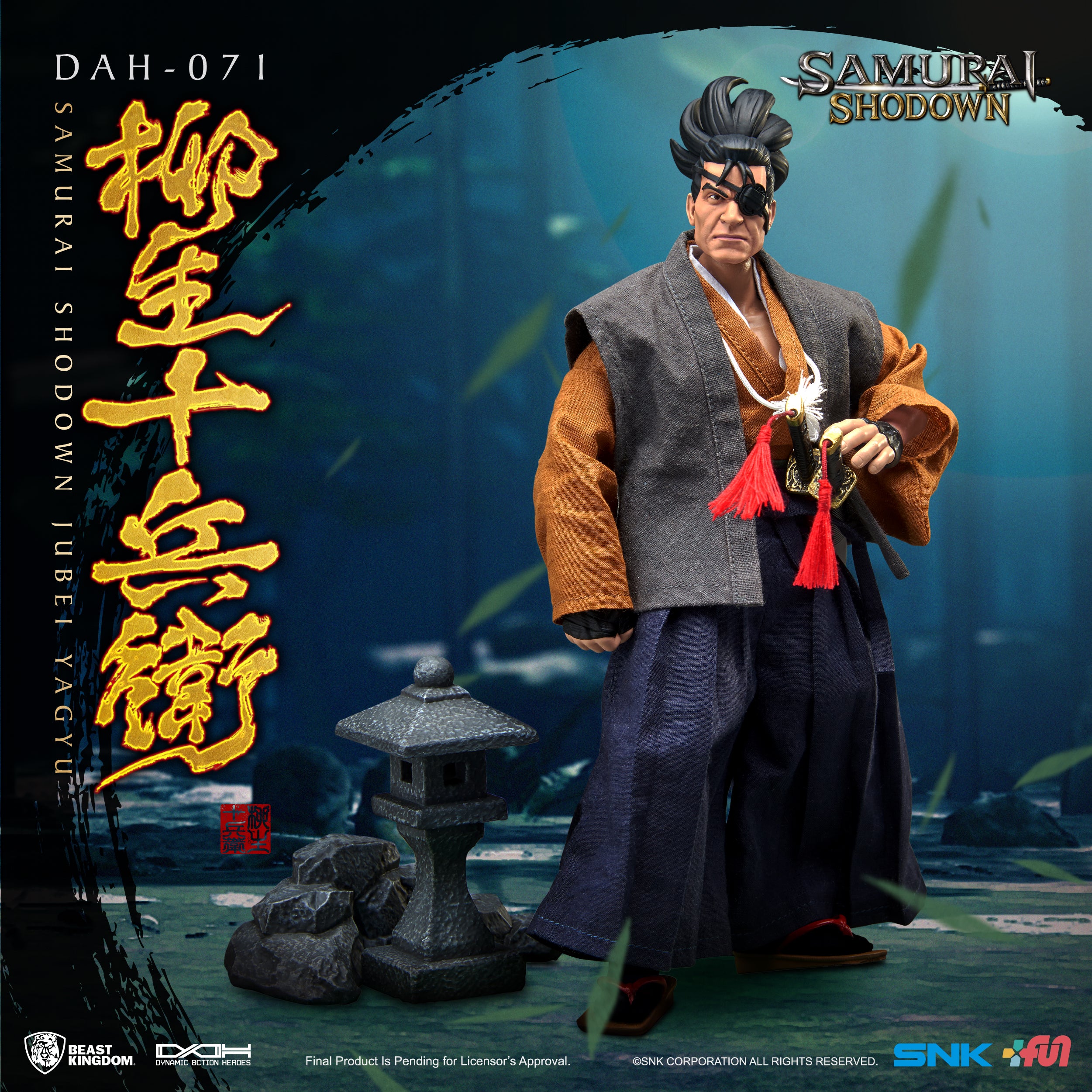PRE-ORDER Dynamic 8action Heroes - SNK: Samurai Showdown - Jubei Yagyu