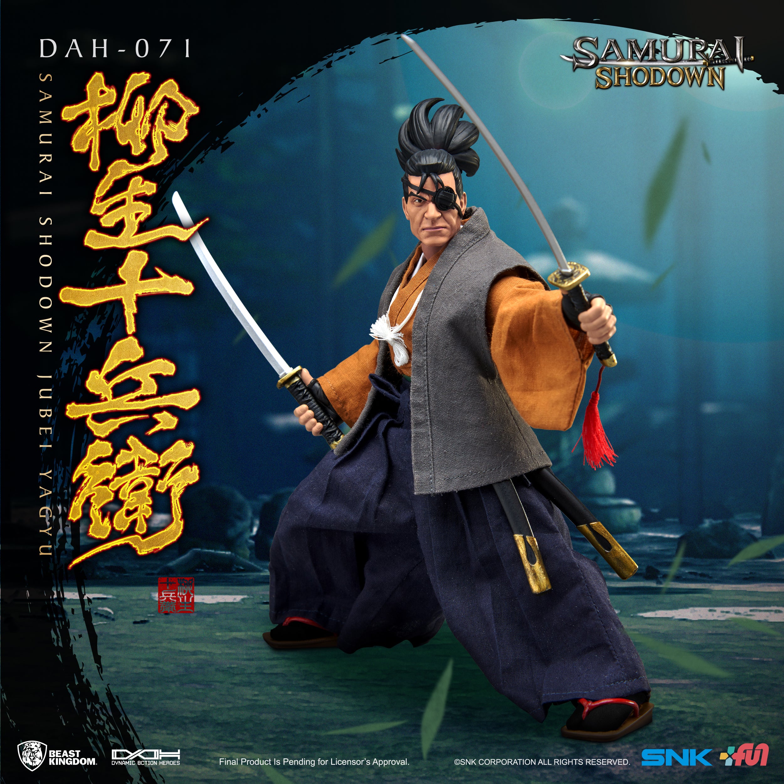 PRE-ORDER Dynamic 8action Heroes - SNK: Samurai Showdown - Jubei Yagyu