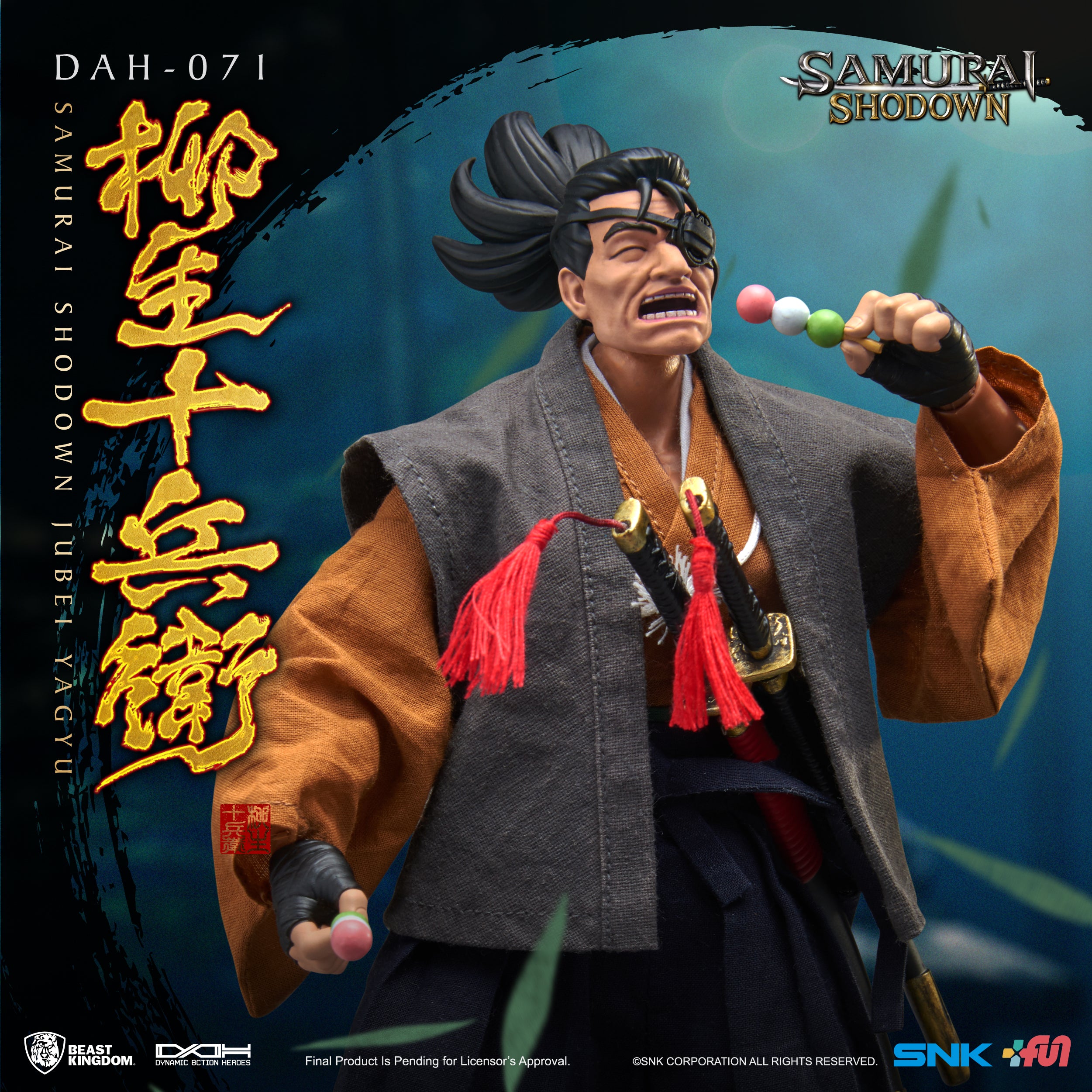 PRE-ORDER Dynamic 8action Heroes - SNK: Samurai Showdown - Jubei Yagyu