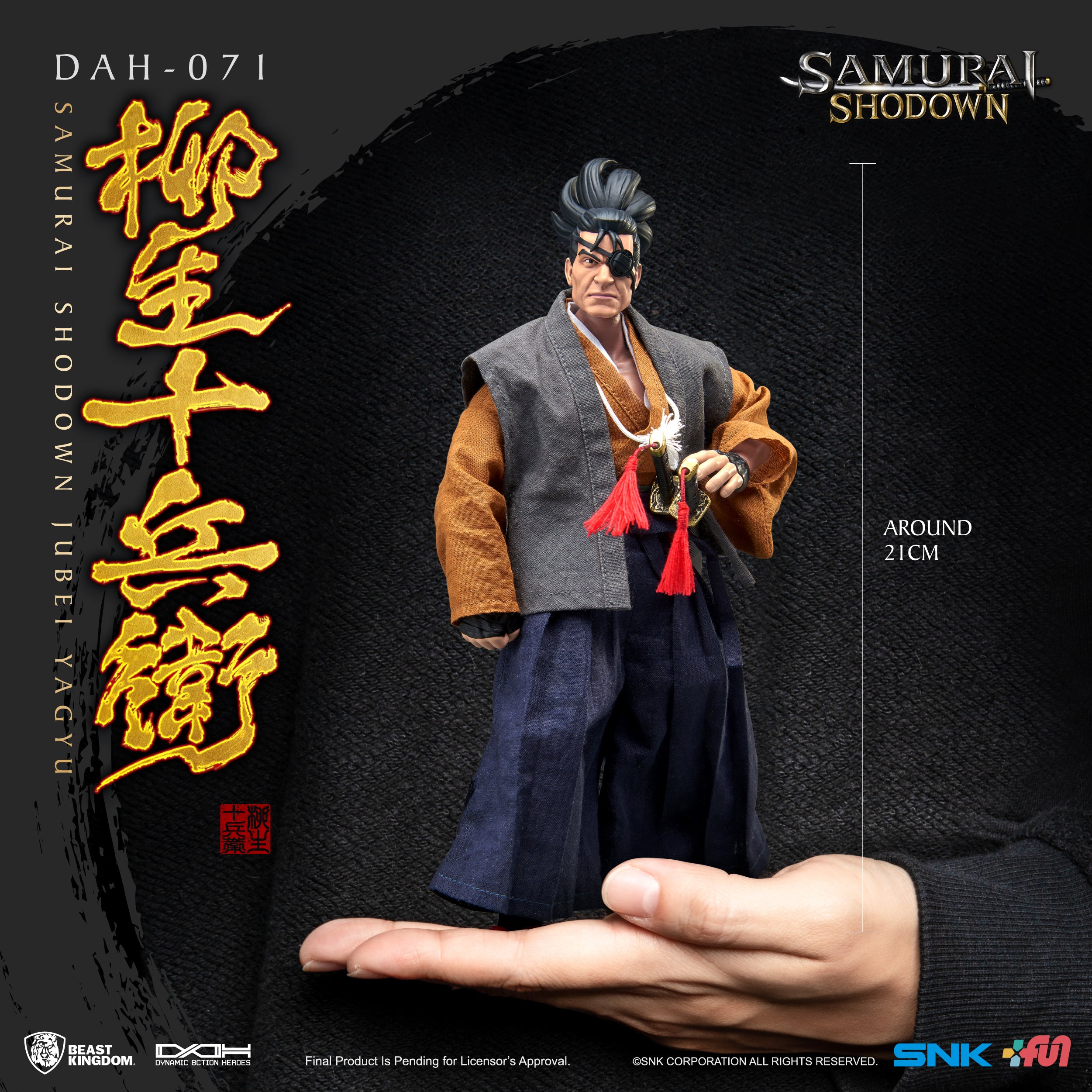 PRE-ORDER Dynamic 8action Heroes - SNK: Samurai Showdown - Jubei Yagyu