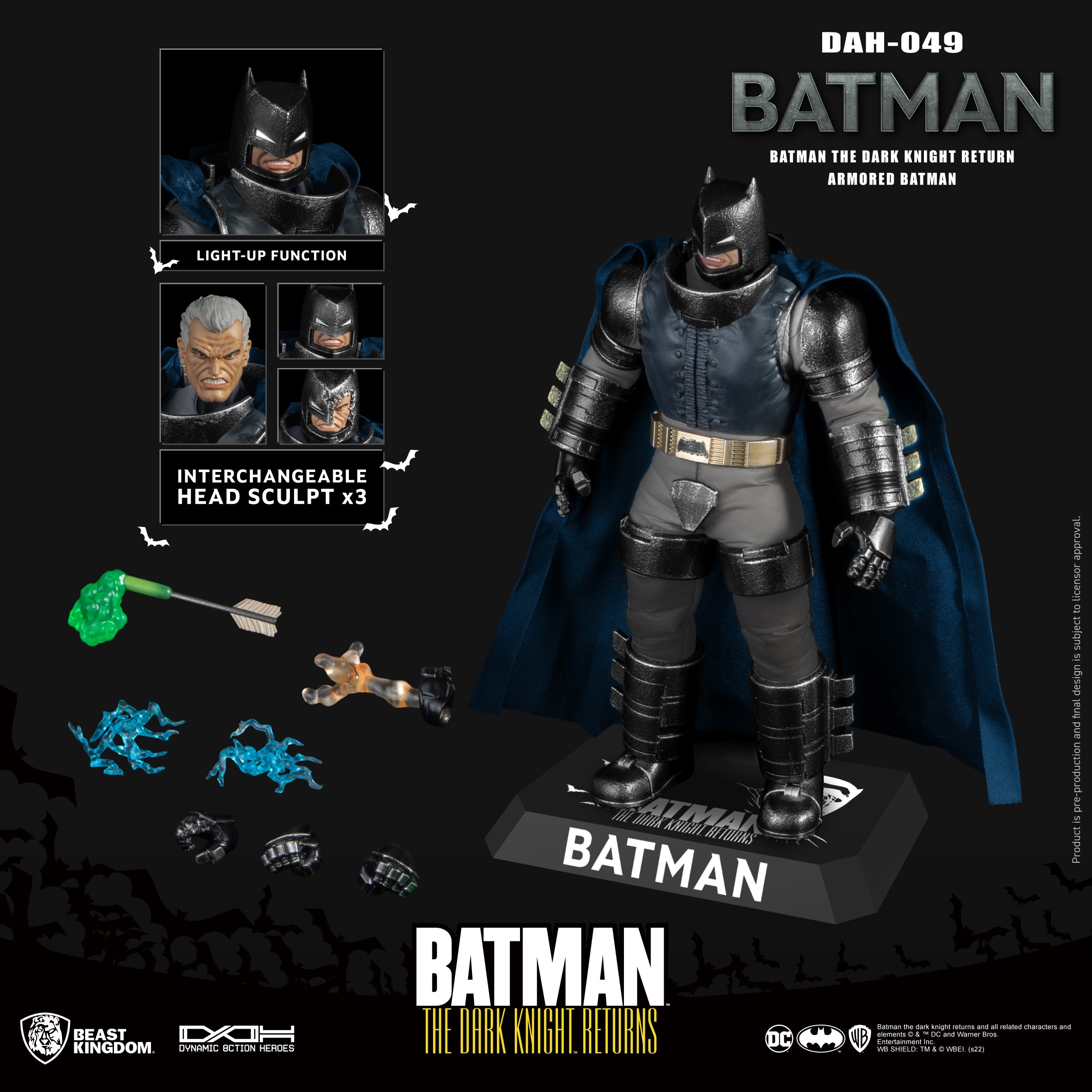 PRE-ORDER Dynamic 8action Heroes - Batman: The Dark Knight Returns - Armored Batman