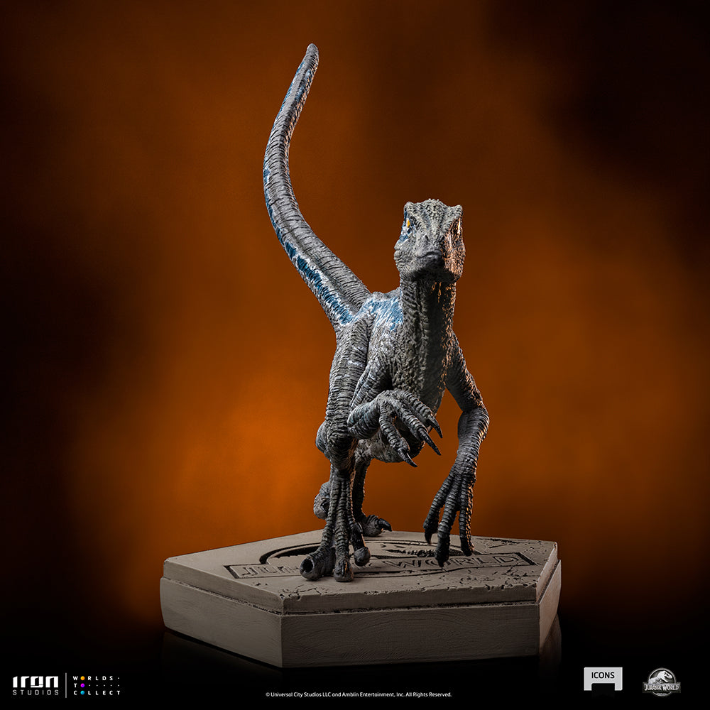 PRE-ORDER Jurassic World Icons - Velociraptor Blue