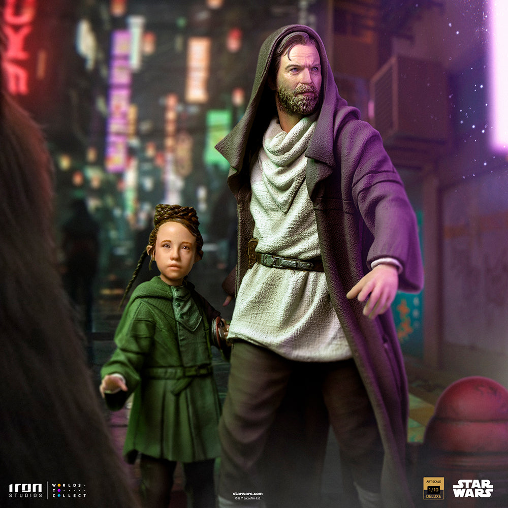 PRE-ORDER Star Wars - Obi-Wan and Young Leia BDS Art Scale 1/10