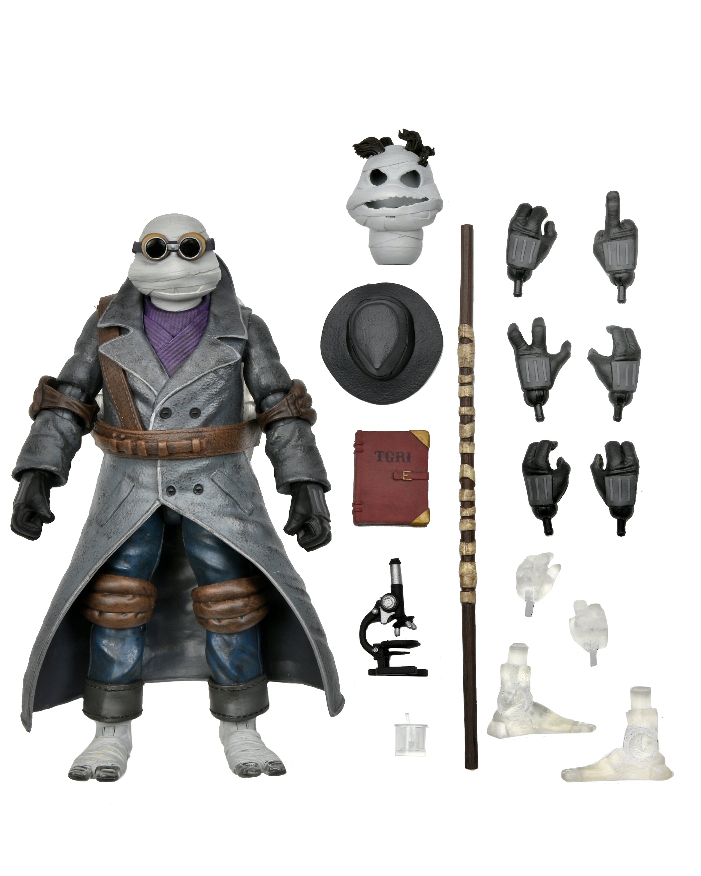 PRE-ORDER 7-inch Action Figure - Universal Monsters x Teenage Mutant Ninja Turtles - Ultimate Donatello as The Invisible Man