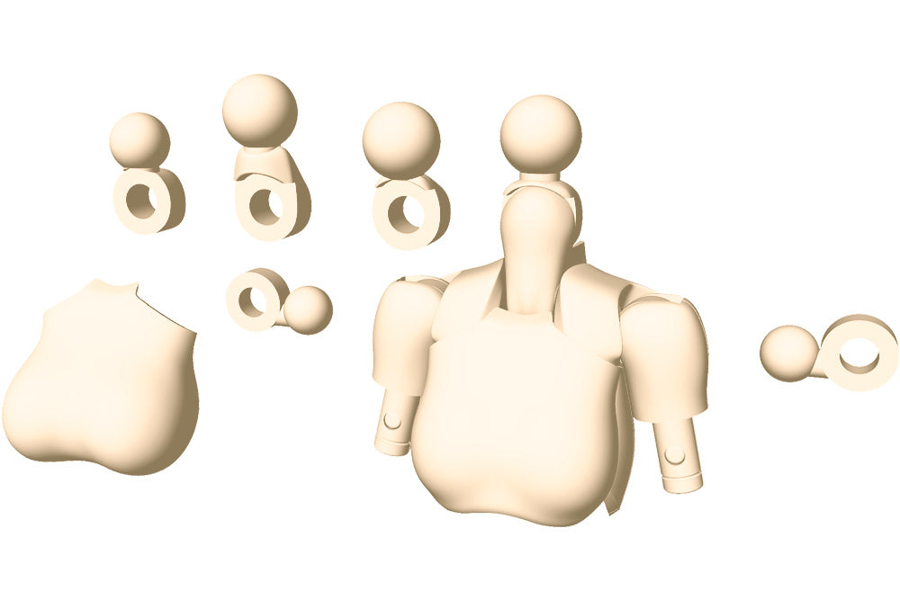 PRE-ORDER Megami Device - M.S.G 01 Tops Set: Skin Color A