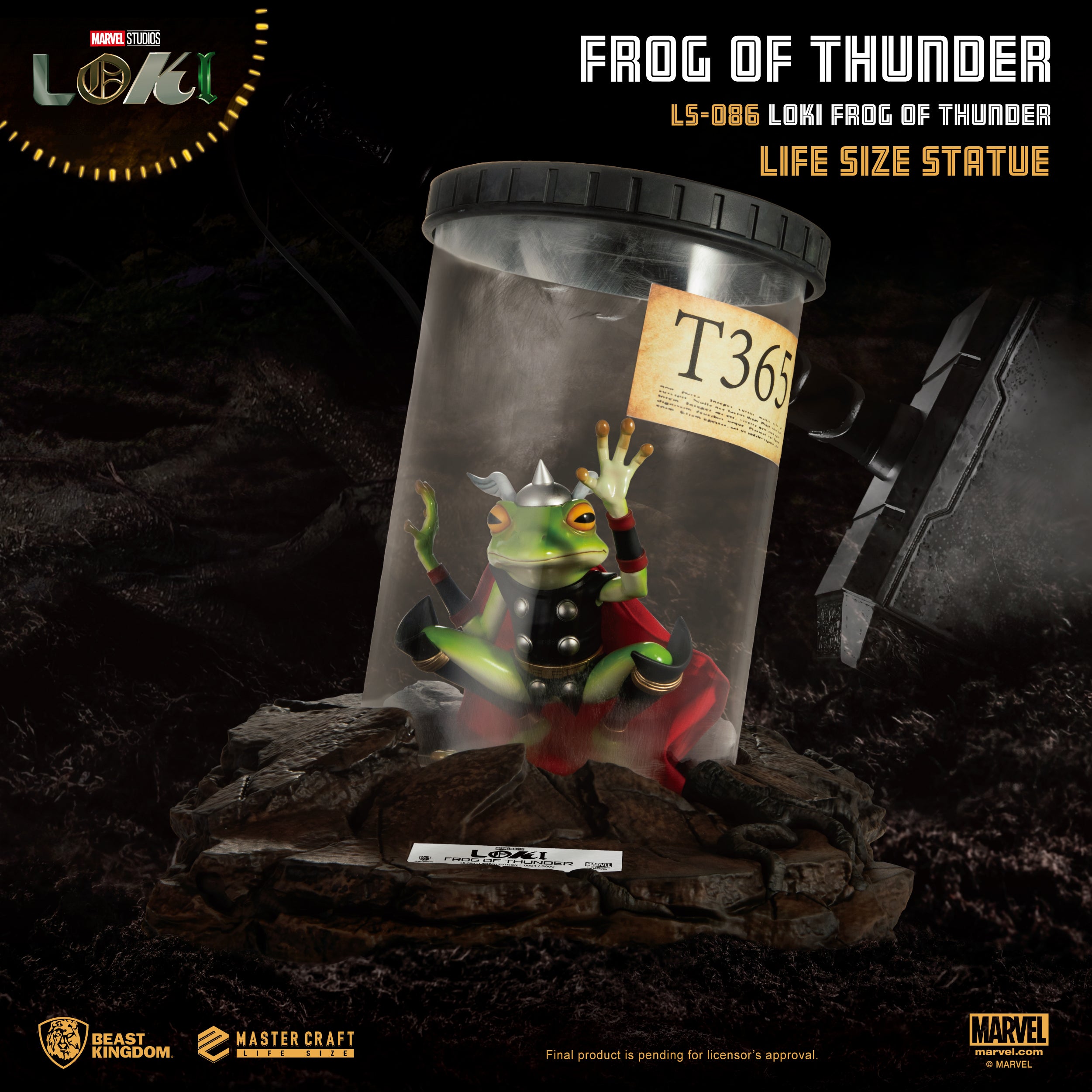 PRE-ORDER Loki - Frog of Thunder Life Size Statue