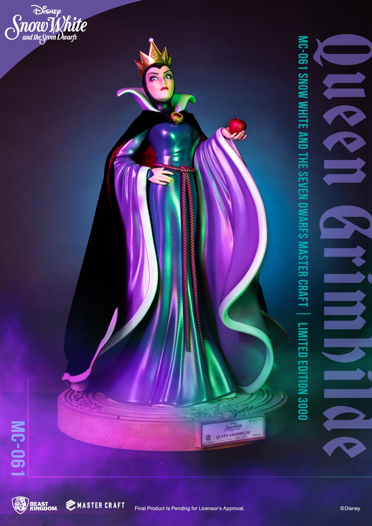 PRE-ORDER Snow White and the Seven Dwarfs - Master Craft Queen Grimhilde