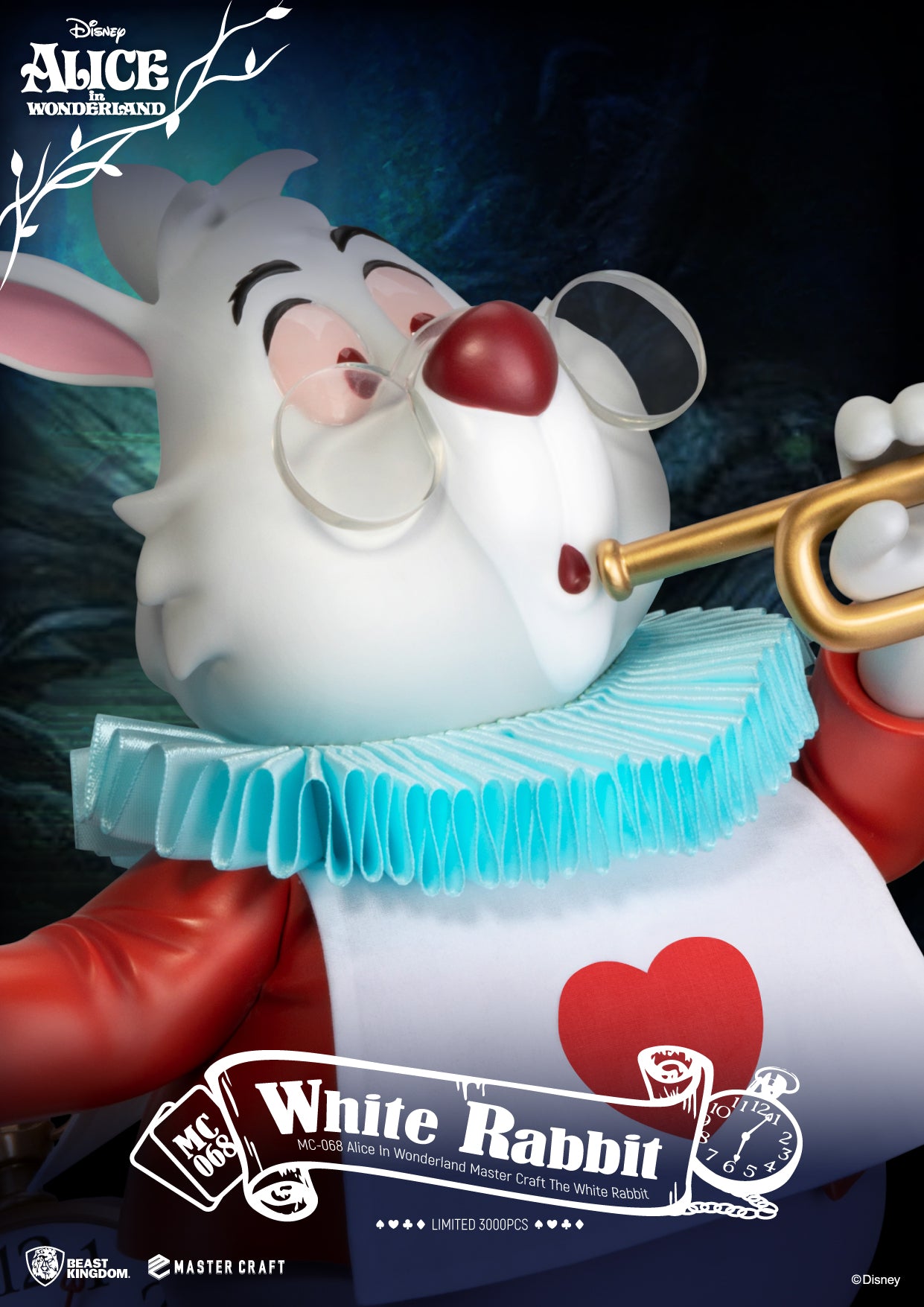 PRE-ORDER Alice in Wonderland - Mastercraft White Rabbit