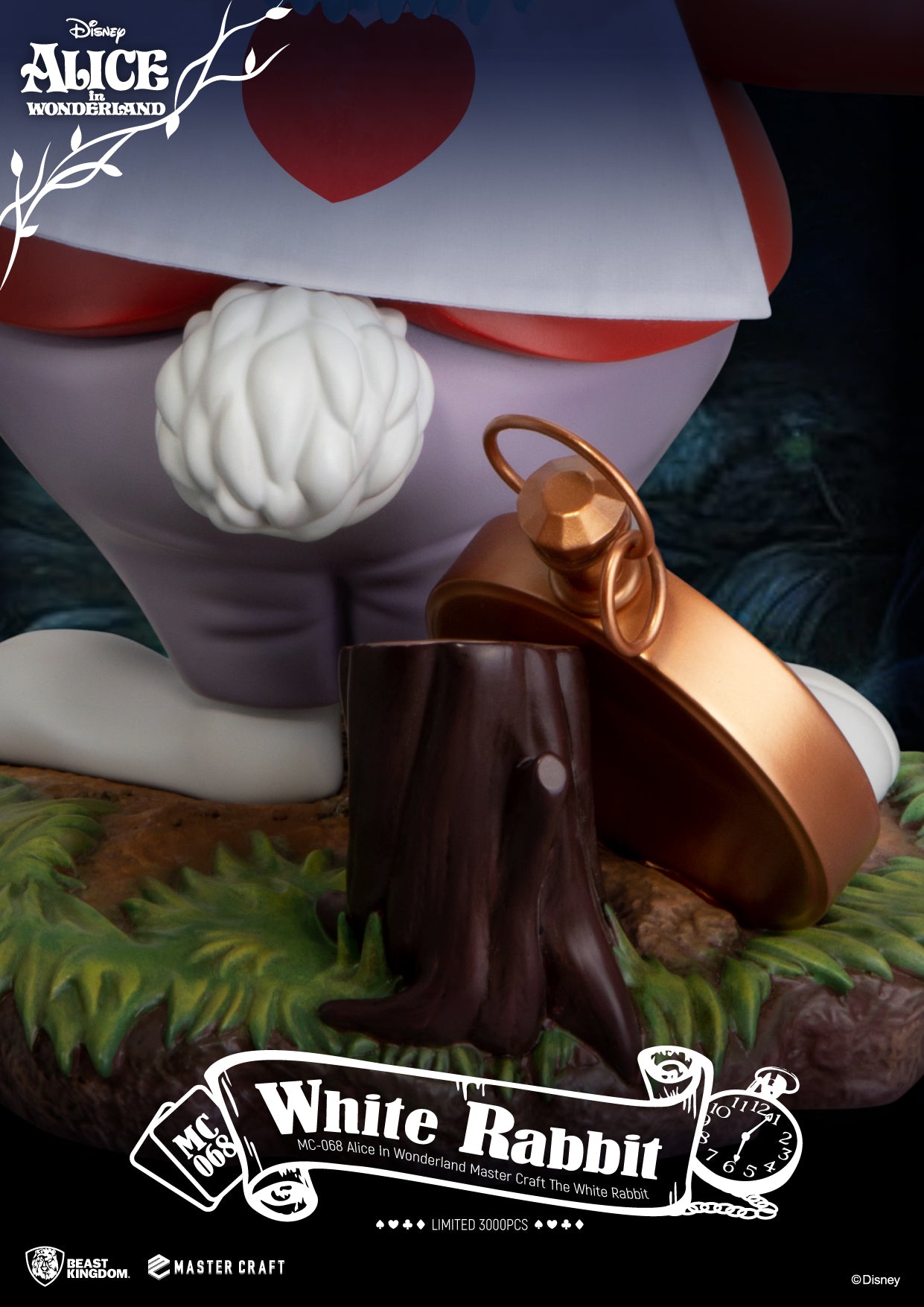 PRE-ORDER Alice in Wonderland - Mastercraft White Rabbit