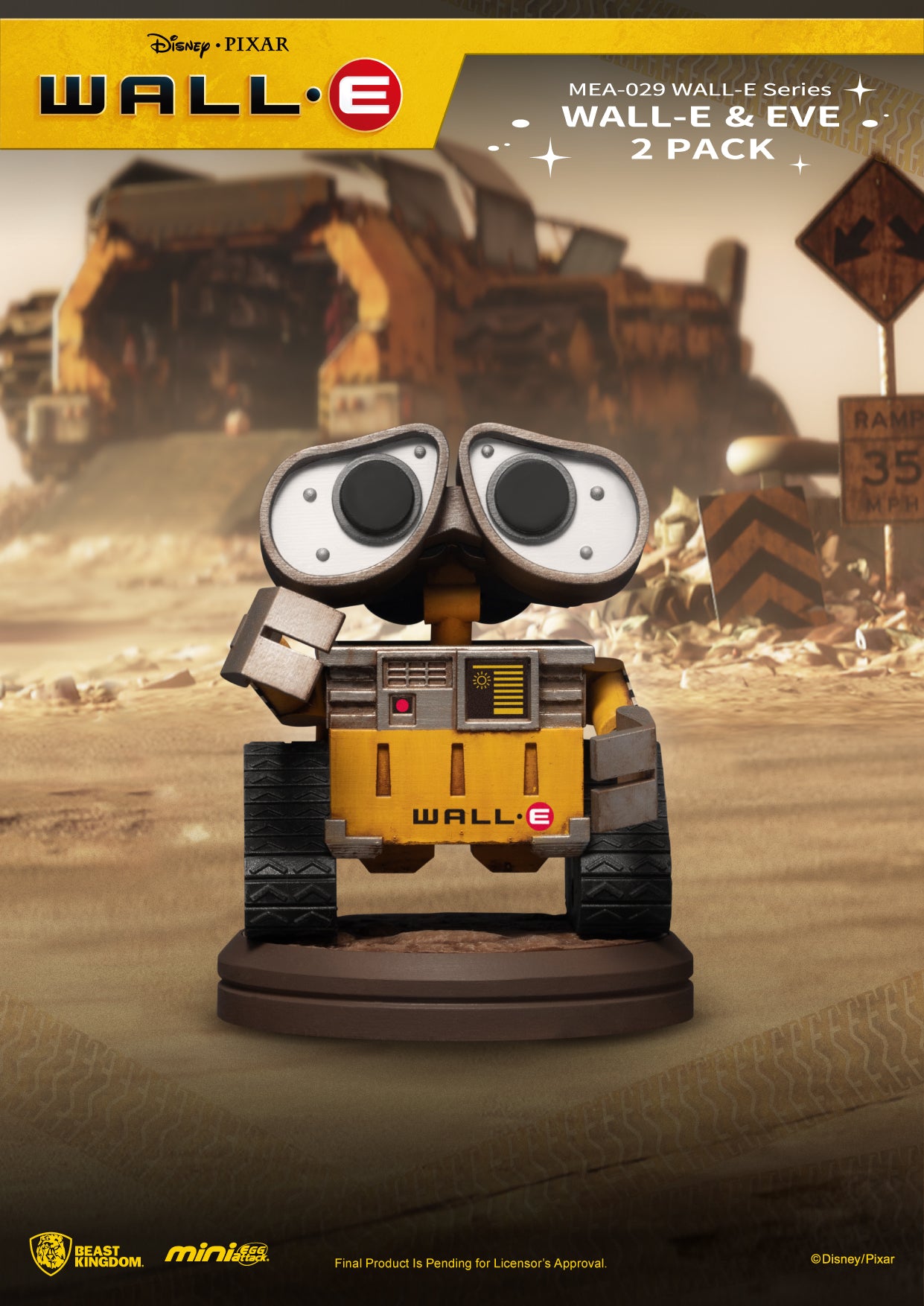 PRE-ORDER Wall-E - Wall-E & Eve
