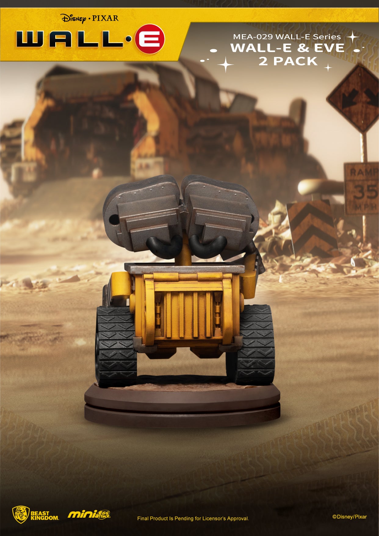 PRE-ORDER Wall-E - Wall-E & Eve