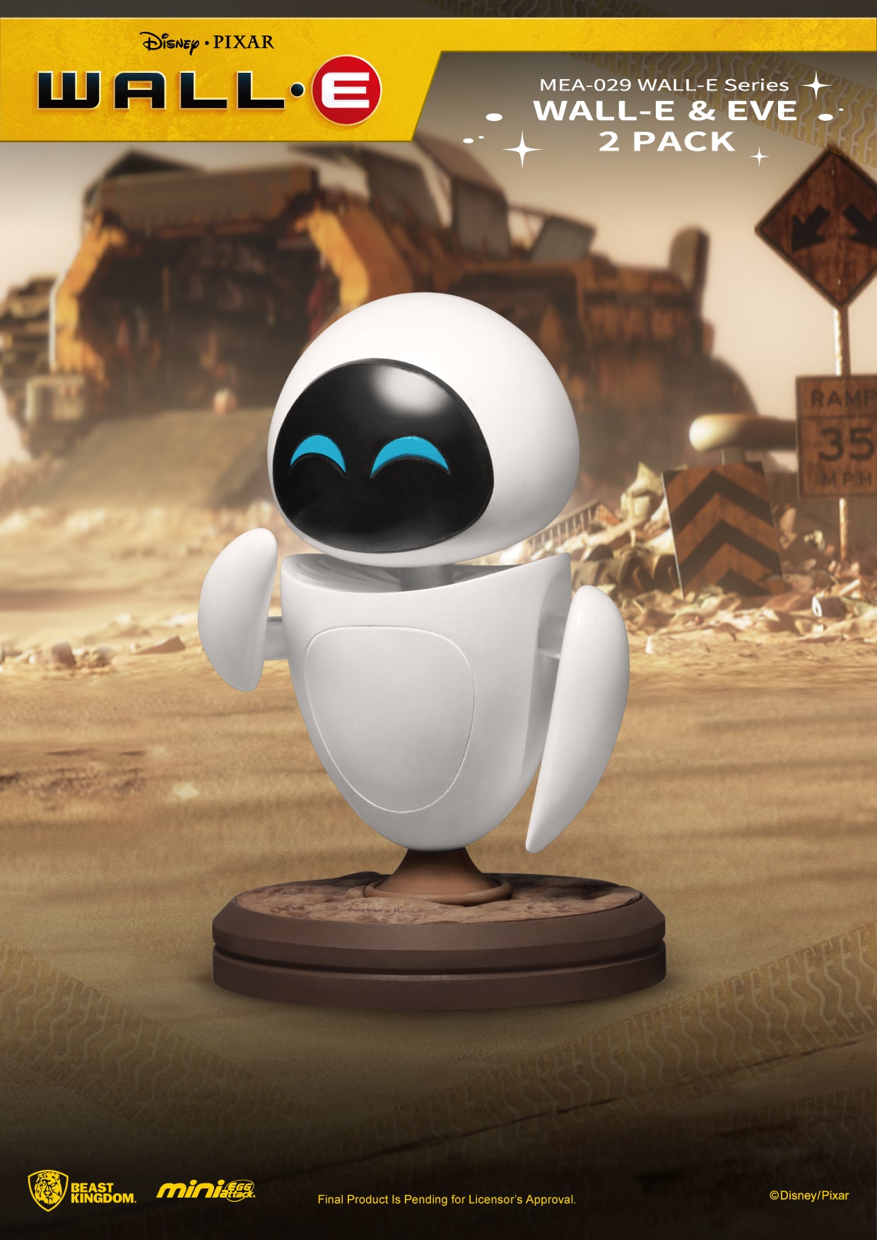 PRE-ORDER Wall-E - Wall-E & Eve