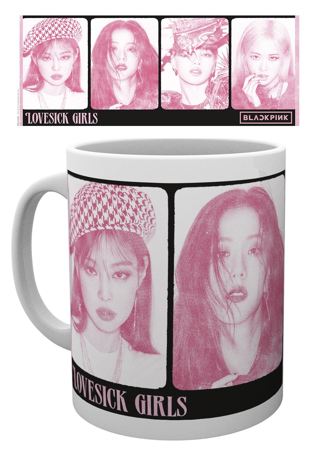 PRE-ORDER Black Pink Mug -  Print on-demand: Love Sick Girl