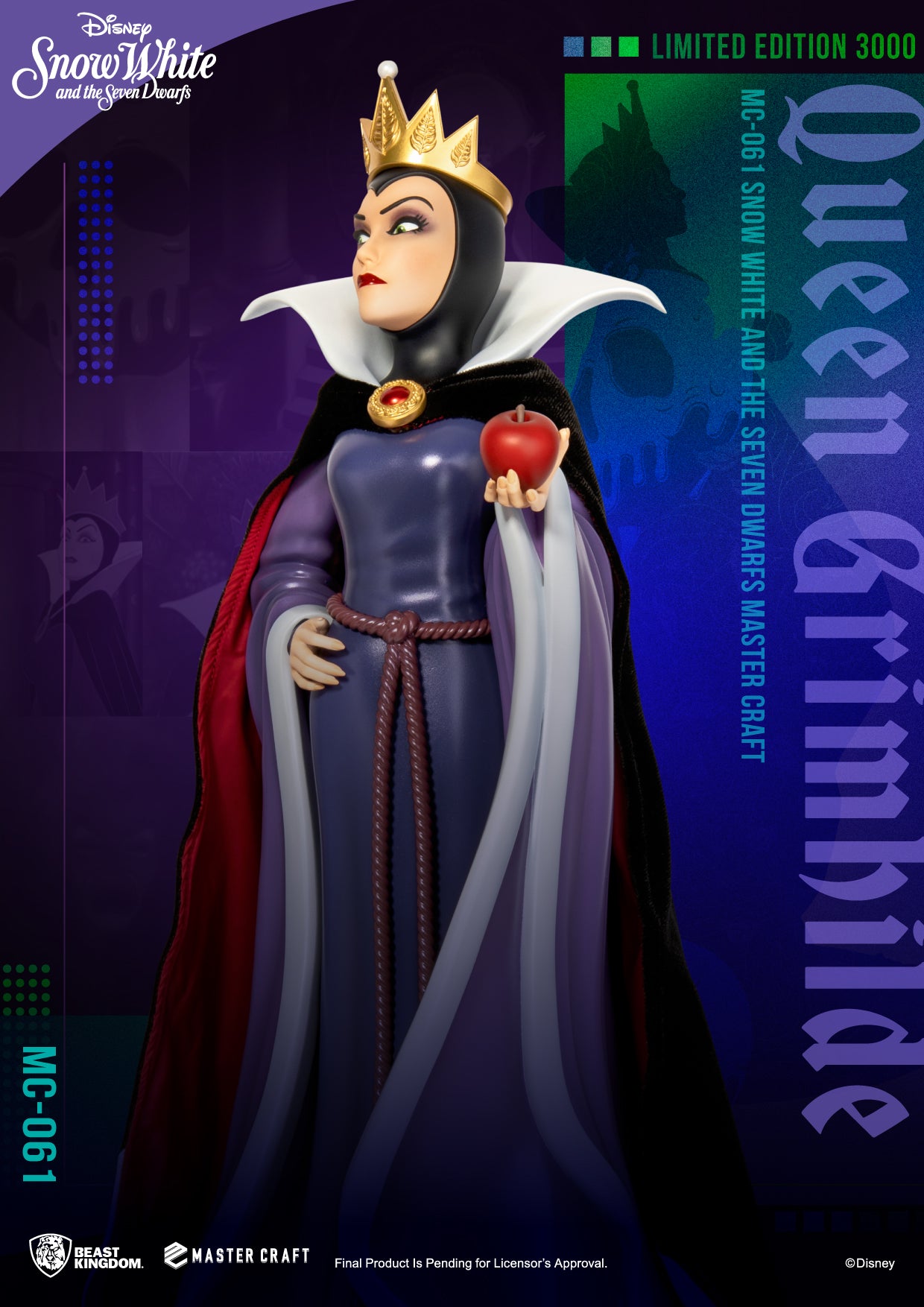 PRE-ORDER Snow White and the Seven Dwarfs - Master Craft Queen Grimhilde